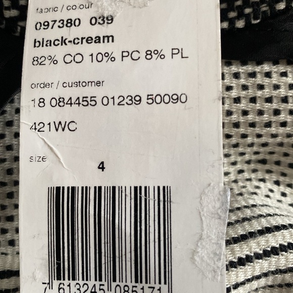 Akris Punto Luxurious Cotton Stretch Coat New With Tags